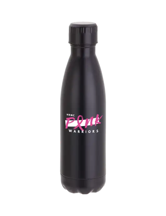 City Go Matte Black 17 oz Insulated Bottle w/Pink Warriors Logo